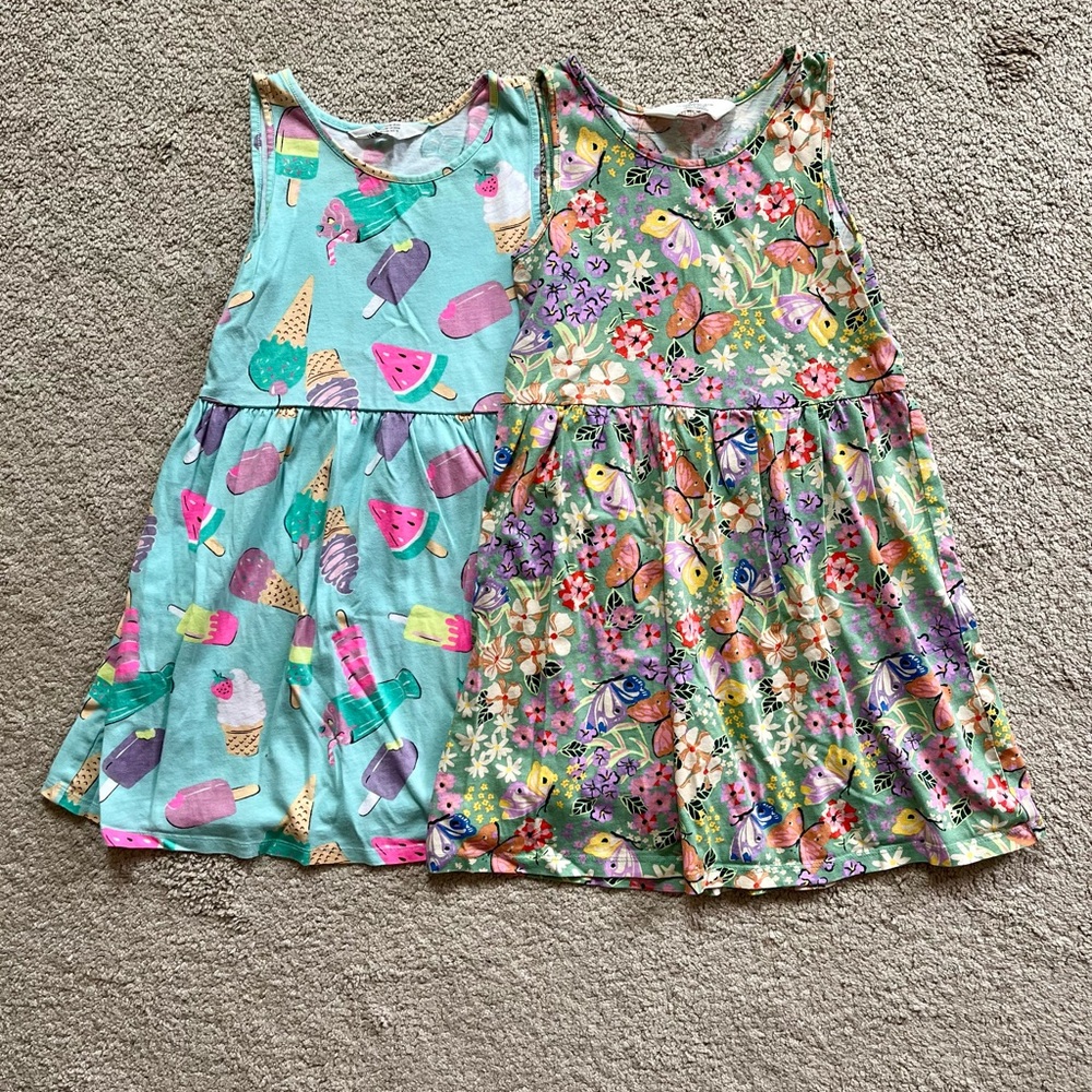 Two girl’s dresses